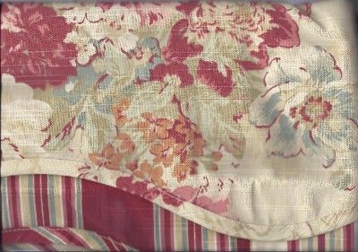   ORIGINAL JCP FAIRFIELD VALANCE   BALLAD BOUQUET   CRIMSON  