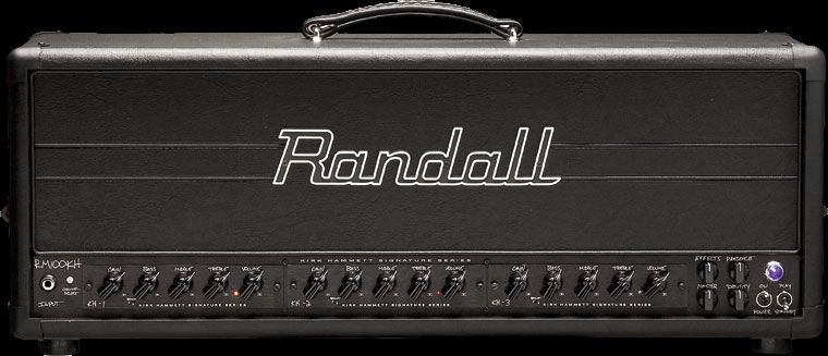 Brand New Randall RM100KH Kirk Hammett Signature Series All Tube Head 