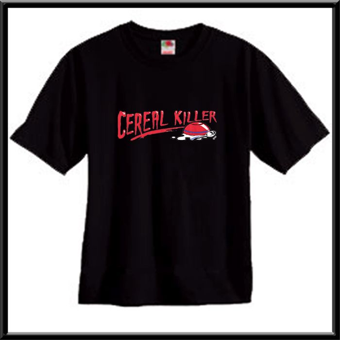 Cereal Killer Funny Hilarious Parody T Shirt 4X,4XL,5X  