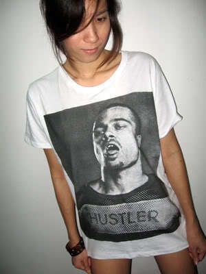 Brad Pitt HUSTLER Rock Star Movie Star T Shirt M  