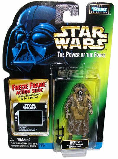 Star Wars Zuckuss Action Figure MOC POTF Freeze Frame  