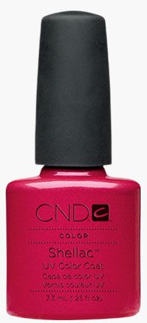 CND Shellac RED BARONESS Gel UV Nail Polish 0.25 oz Manicure Soak Off 