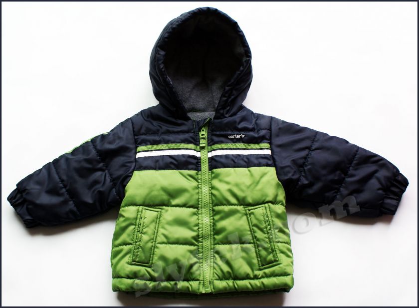 NWT BOYS WINTER JACKET COAT SNOWSUIT 0 24M 3T 4T NEW COLUMBIA CARTERS 