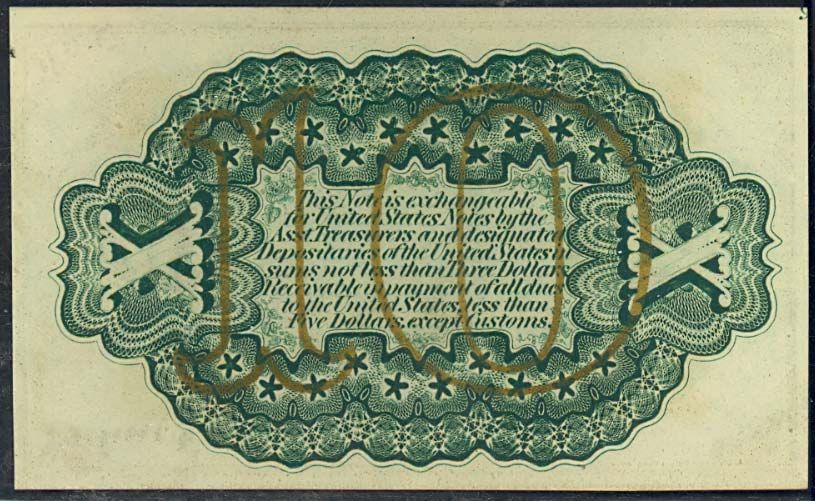 FR 1255 THIRD ISSUE 10c FRACTIONAL CURRENCY  