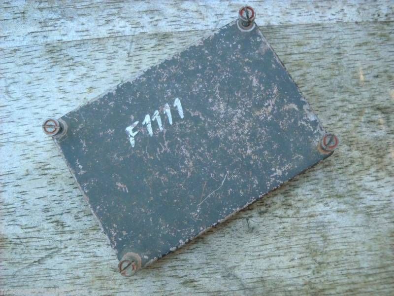 WW2 German Radio Access Cover, FuG101   Me110, Ju88  