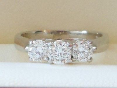   Colorless OCTILLION Cut Round Diamond Platinum Engagement Ring  