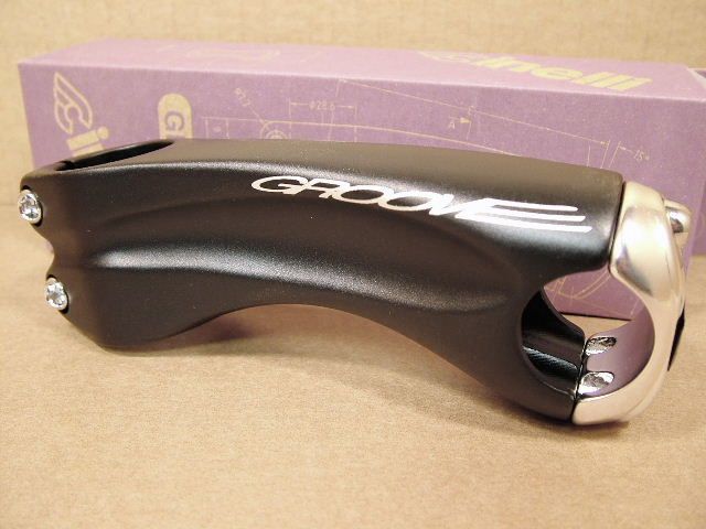   Cinelli Groove StemBlack with Silver Clamp (110 mm/80 degree angle