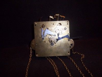 Vintage Franz Hermle Movement 1151 050 Time   Strike and Chime Parts 