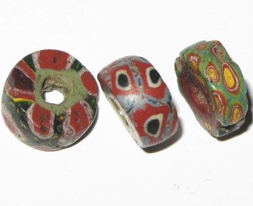 BEAUTIFUL RARE OLD AFRICAN ANCIENT GLASS~TRADE BEADS  