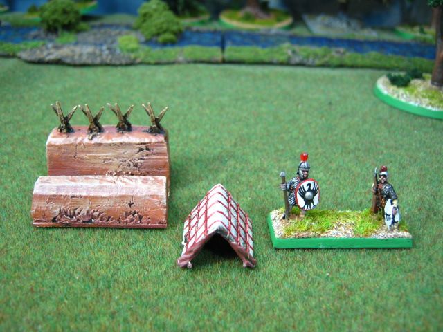 15mm DPS Painted Roman Marching Camp FF004  