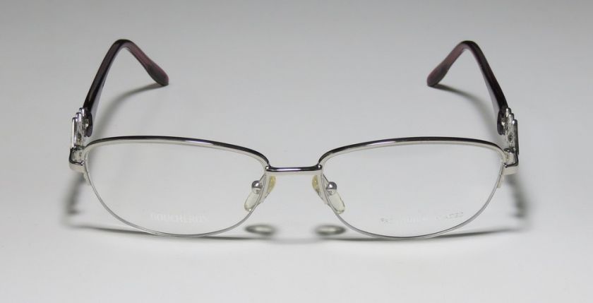 NEW BOUCHERON 54 54 16 135 PALLADIUM PLATED/VIOLET EYEGLASSES 