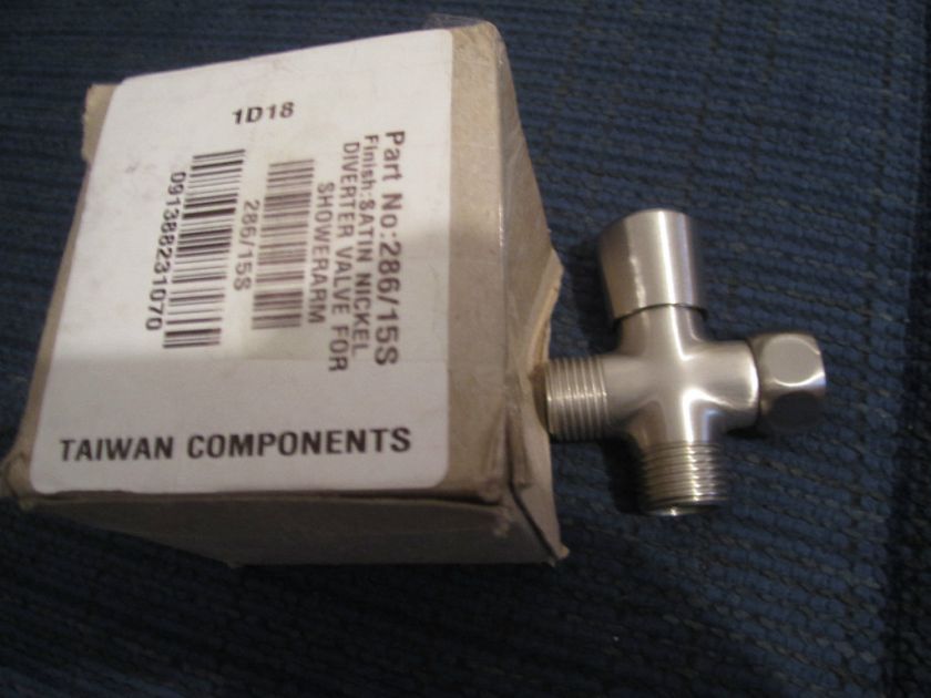 Brasstech 286 15S Diverter Valve For Shower Arm Nickel  