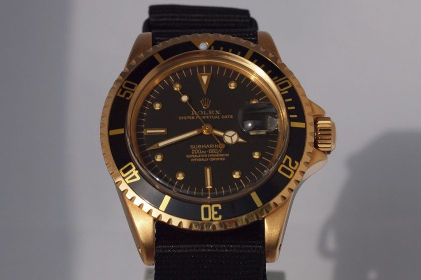 RARE Vintage Rolex 18k Submariner ref. 1680   MF Dial  