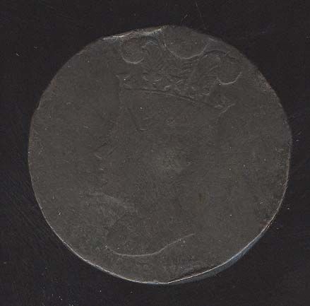 BARBADOS RARE PENNY 1788 COIN  