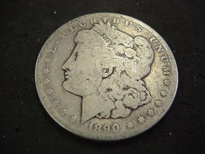 1890 CC MORGAN SILVER DOLLAR CARSON CITY VERY GOOD VG  