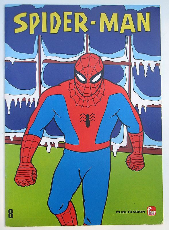 SPIDERMAN 1960s TV Show COLOR & ACTIVITY Bk Marvelmania  