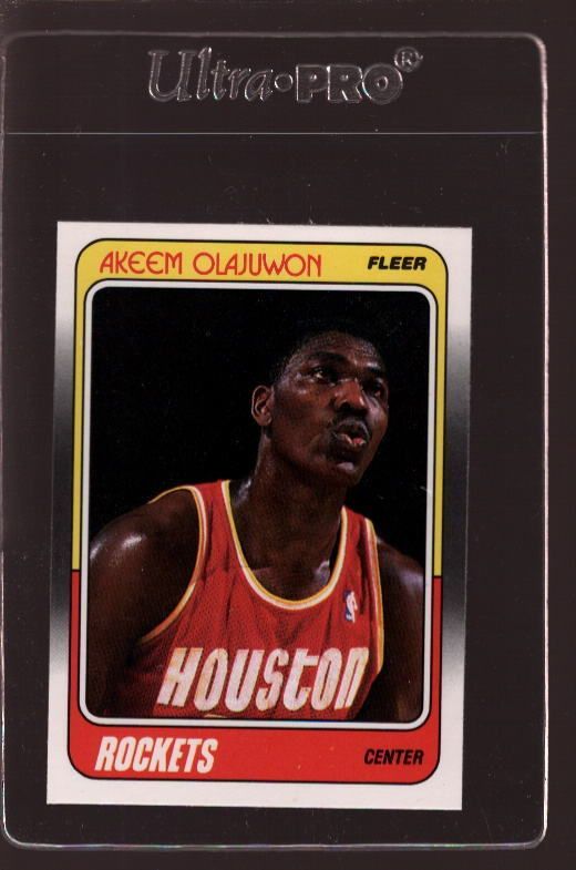 1988 FLEER #53 AKEEM OLAJUWON NMMT *382831  