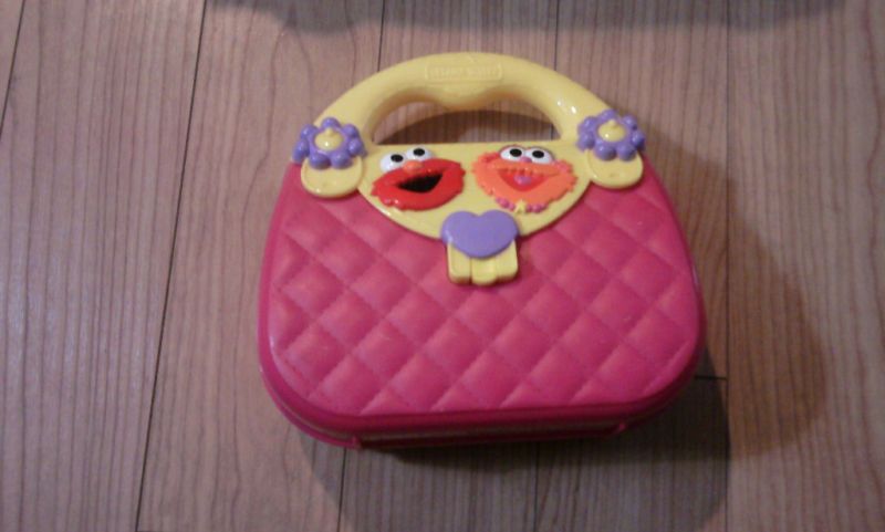 Sesame Street Elmo Zoe Toddler Preschool Purse Adoption  