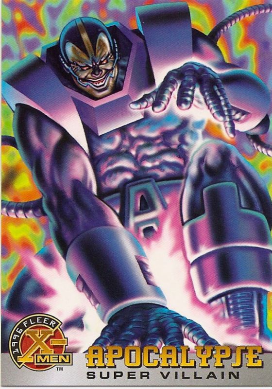 1996 X MEN Fleer Trading Card #59 Apocalypse JOE KUBERT  