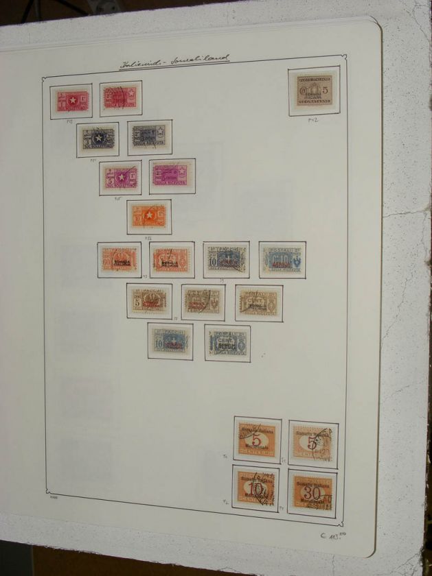 Collection stamps of Italian colonies 1893 1986.  