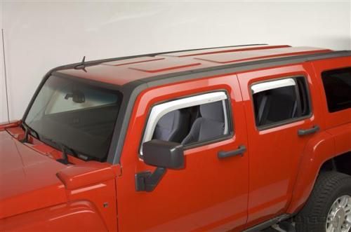 2005   2009 Hummer H3 Putco Chrome Window Vent Visors  