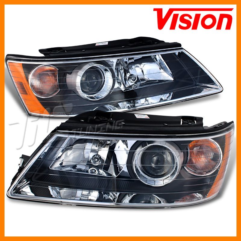 2006 2008 HYUNDAI SONATA OE STYLE REPLACEMENT HEAD LIGHTS