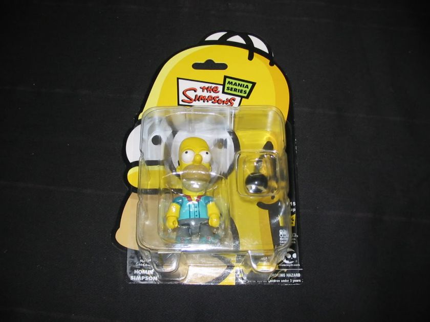 The Simpsons Mania Series 3 Qee Keychain Homer Simpson  