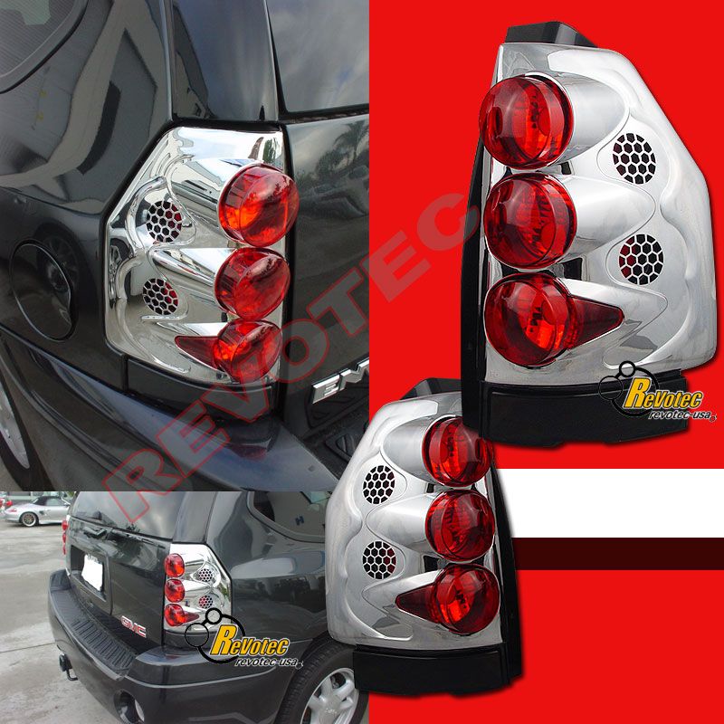 2002 2006 GMC ENVOY CHROME ALTEZZA TAIL LIGHTS 03 04 05  