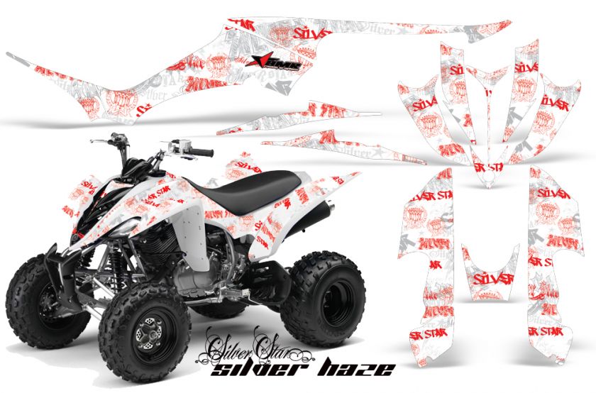 AMR RACING GRAPHICS KIT YAMAHA RAPTOR 350 QUAD STICKERS  