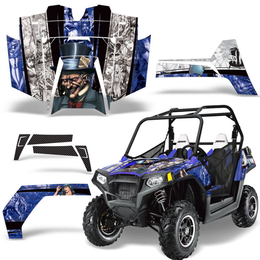   Off Road Side x Side Graphic Wrap Kit Polaris RZR 800 800s 2011 MTUSW