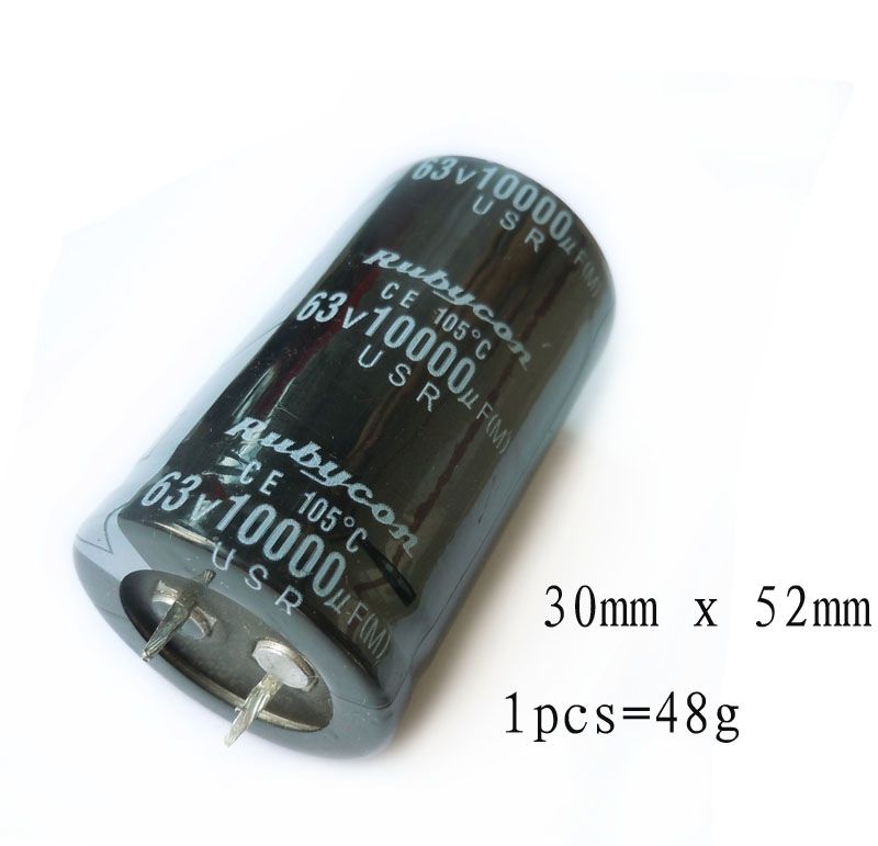 63V 10000uf Electrolytic Capacitor Radial 30x52mm* x 1  