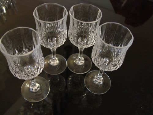 Crystal Aperitif Cordial Cristal dArques Glasses  