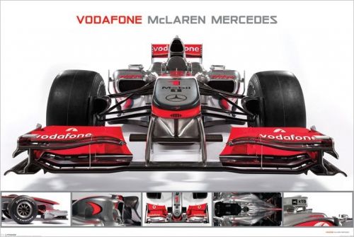 MCLAREN MERCEDES   FORMULA 1 POSTER (MP4 25)  