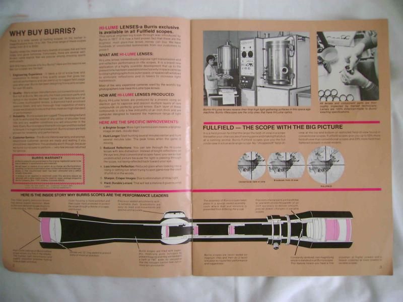 1981 vintage BURRIS scopes mounts sights GUNS hunting  