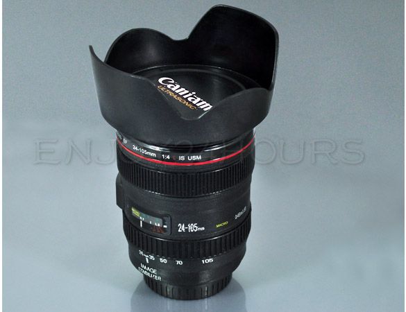 Lens11 EF 24 105mm f/4L Stainless Steel Coffee/Cup Mug  