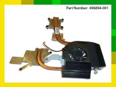 HP X18 1000 Laptop Heatsink Fan P/N 496894 001  