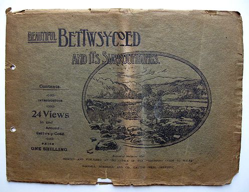 1920 View Book BETTSW Y COED, WALES 24 VIEWS SCARCE  