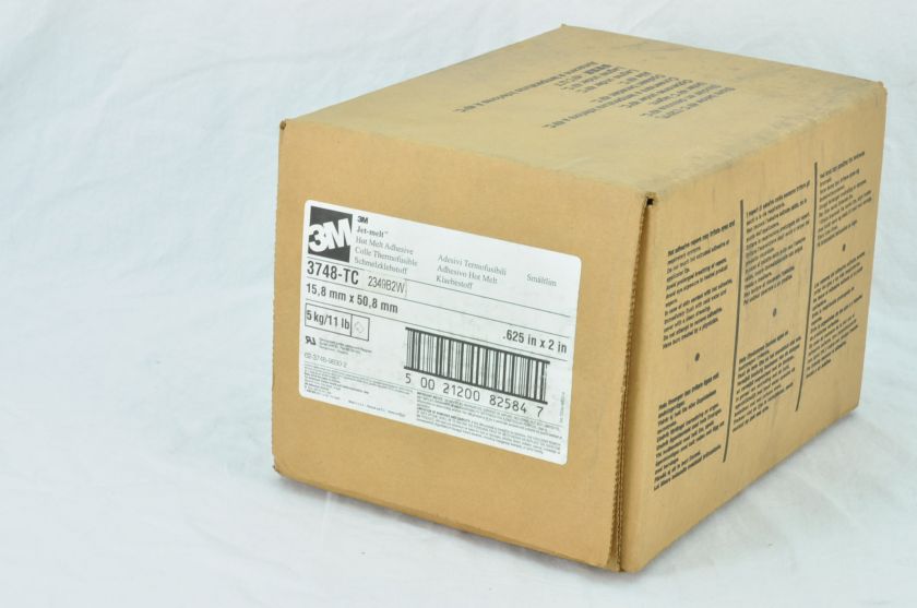 11# Full Case 3M Jet Melt 3748 TC Hot Melt Adhesive  