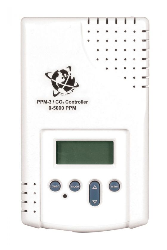CAP C.A.P. PPM 3 CO2 PPM Monitor Controller 3yr warrty  