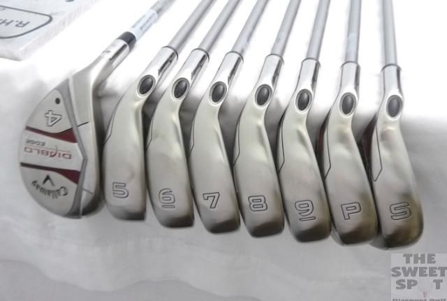   Diablo Edge Combo Iron Set 4H PW, SW Graphite Ladies Left Hand  