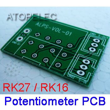 100pcs PCB for ALPS RK27 RK16 Potentiometer Tin Spray  