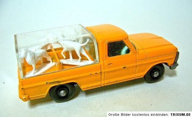 Matchbox RW No.50C Kennel Truck pre pro orange body  