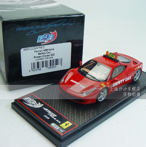 43 BBR Ferrari 458 Italia safety Car 2010 Rosso Corsa BBRC22SAFRED 