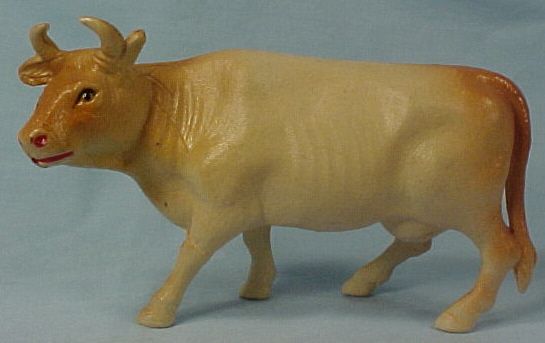 Thanks for bidding on this lot of vintage toy celluloid cow This 