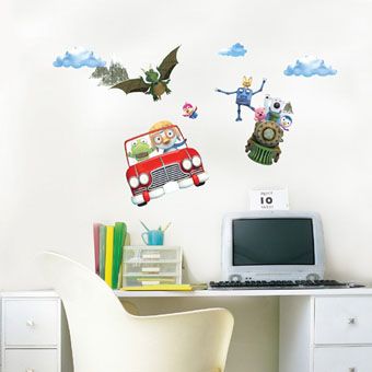 wallpaper wall decals stickers art vinyl removable pororo nursery