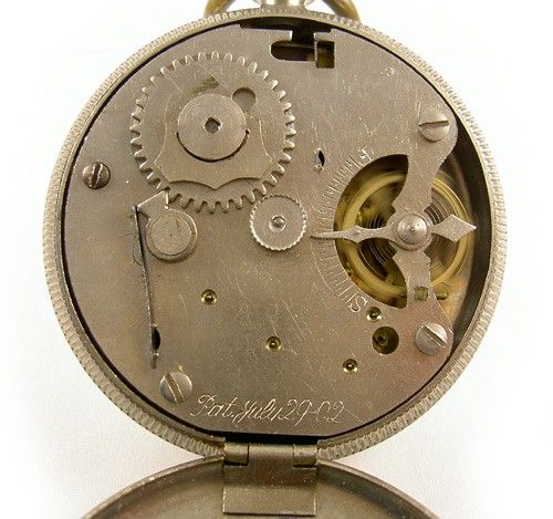 NEW HAVEN Back Wind & Set Dollar Pocket Watch 1900  