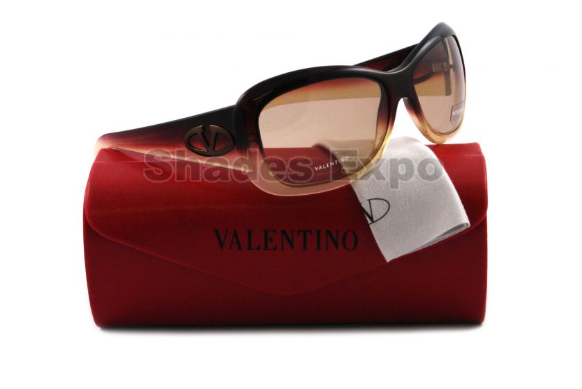 NEW Valentino Sunglasses 5555/S BROWN QAN30 VAL5555 AUTH  