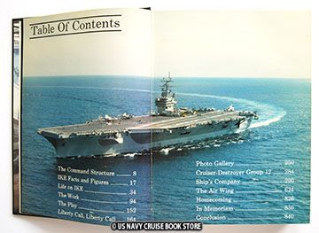 USS DWIGHT D. EISENHOWER CVN 69 CRUISE BOOK 1987 1988  
