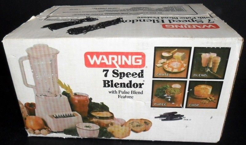 WARING 7 SPEED BLENDER BL208 8 ALMOND NIB PILSE BLEND  