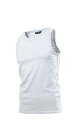 Hanes Plain WHITE BLACK Slim Fit Tank Tops Vest Sleeveless T Shirt 